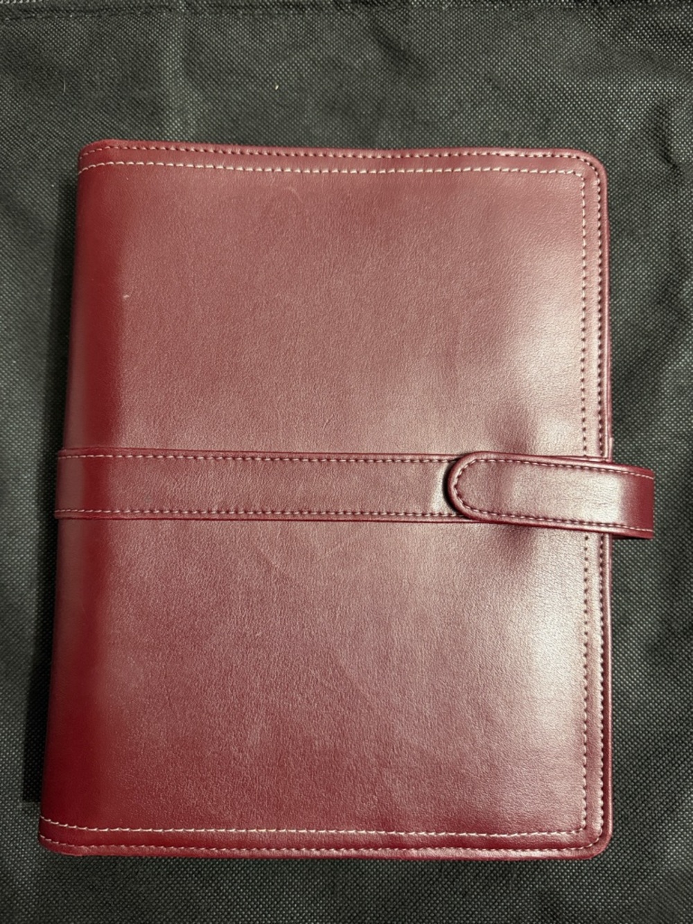 Vintage Genuine Leather Day-Timer Portfolio Planner
